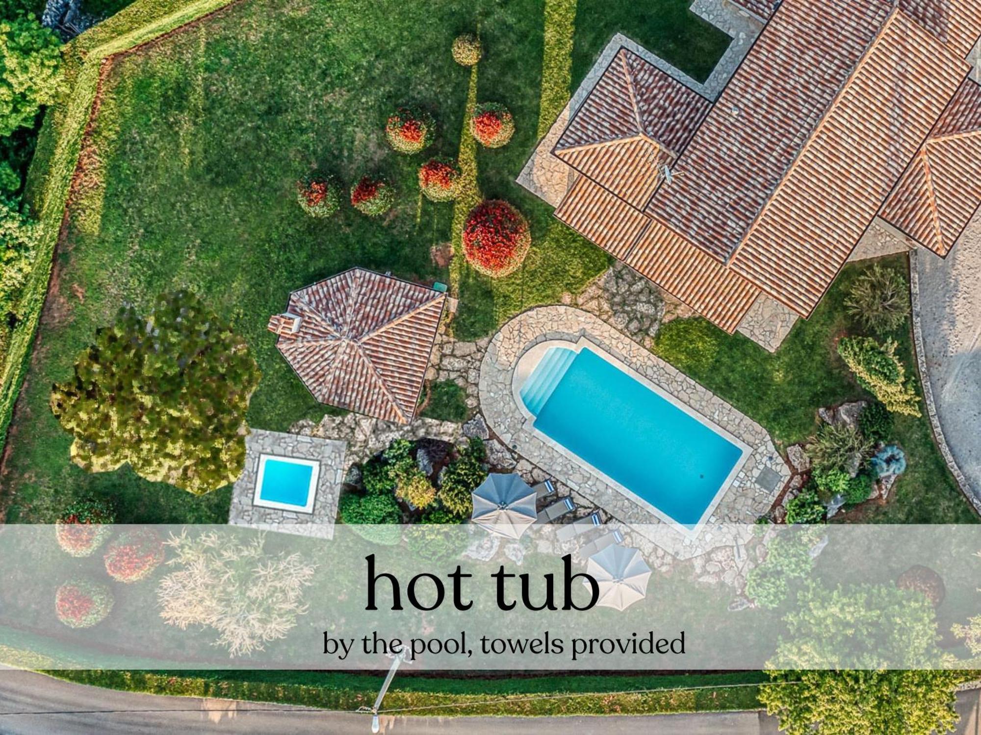 Villa Paolina With Hot Tub Višnjan Dış mekan fotoğraf
